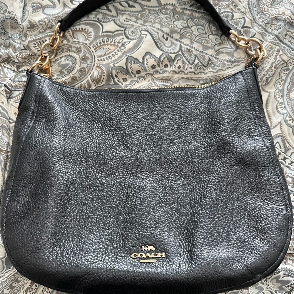 Coach Pebble Leather Hobo Bag